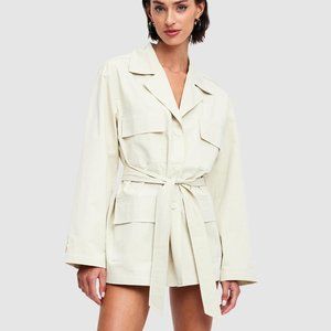 NWT Lioness Giselle Trench Coat Mini Dress
